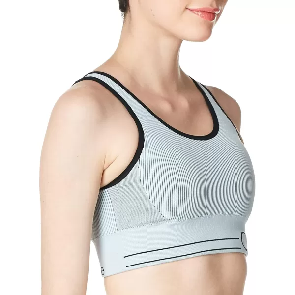 Calvin Klein Performance Womens Medium Impact Sports Bra with Removable CupsBleached Aqua