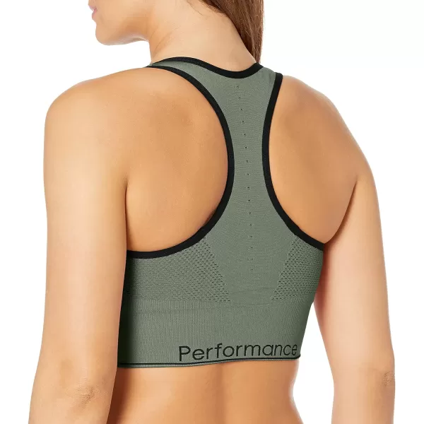 Calvin Klein Performance Womens Medium Impact Sports BraSycamore