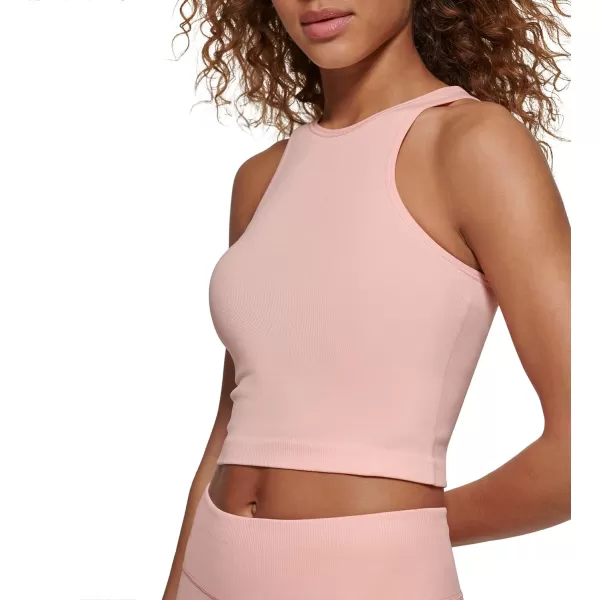 Calvin Klein Performance Womens Ribbed Crop TopCreamsicle