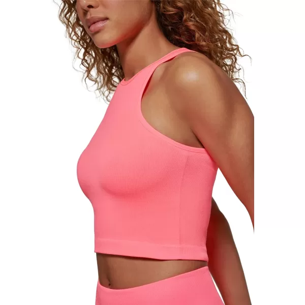 Calvin Klein Performance Womens Ribbed Crop TopEnergy