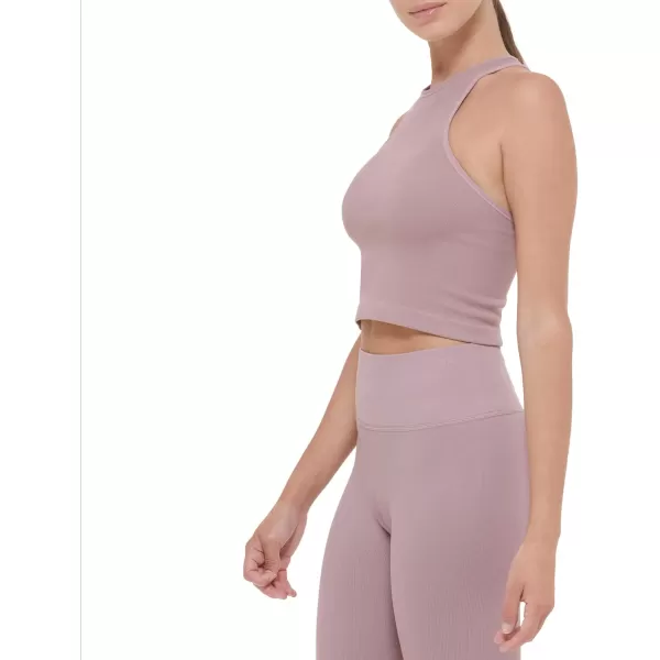 Calvin Klein Performance Womens Ribbed Crop TopStardust