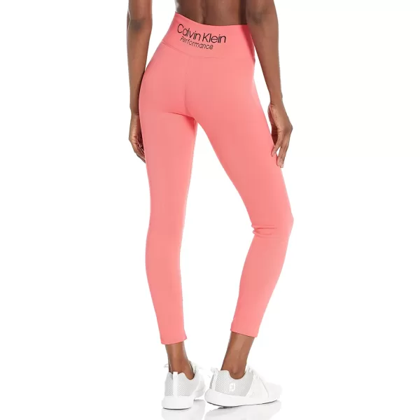 Calvin Klein Performance Womens Thin Rib High Waist 78 LeggingRadiance