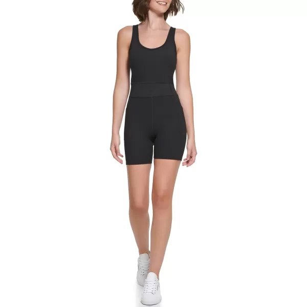 Calvin Klein Performance Womens Vneck Workout Onepiece UnitardBlack