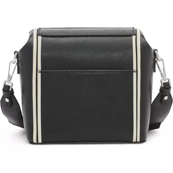 Calvin Klein Perry Organizational Dome Mini Bag CrossbodyBlackWhite