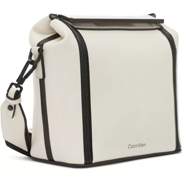 Calvin Klein Perry Organizational Dome Mini Bag CrossbodyCherub WhiteBlack