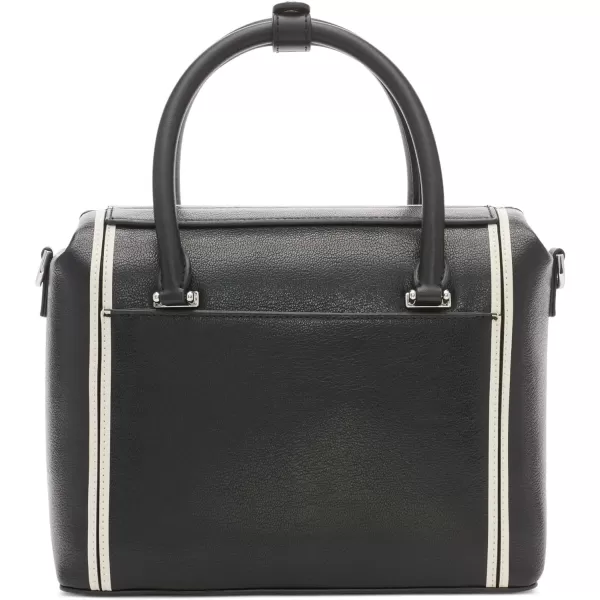 Calvin Klein Perry Organizational Dome SatchelBlackWhite