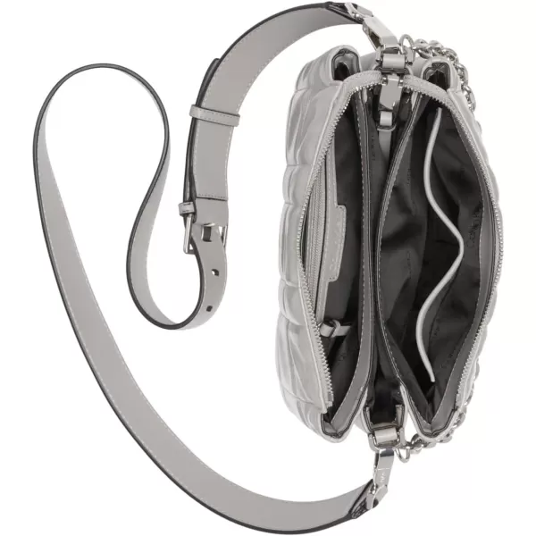 Calvin Klein Rain Triple Compartment Chain CrossbodyStone