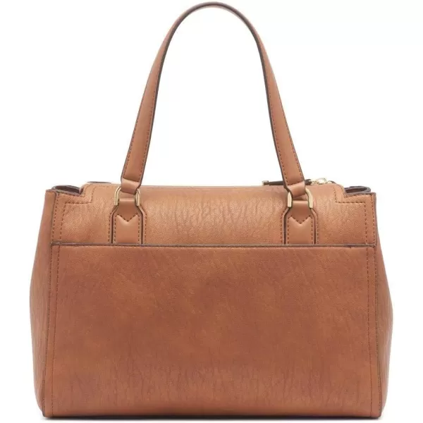 Calvin Klein Reyna Novelty Satchel Caramel Combo One SizeCaramel