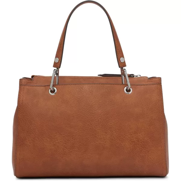 Calvin Klein Reyna Novelty Satchel Caramel Combo One SizeCaramel Mix