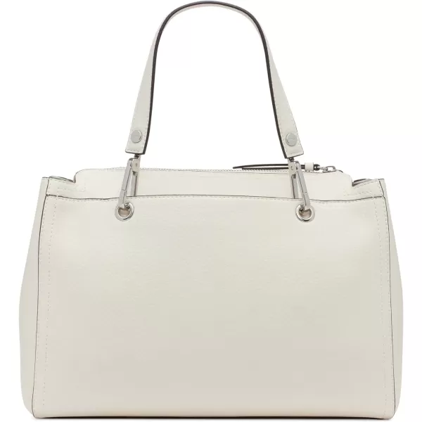 Calvin Klein Reyna Novelty Satchel Caramel Combo One SizeCherub White