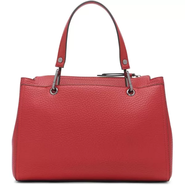 Calvin Klein Reyna Novelty Satchel Caramel Combo One SizeRuby Red