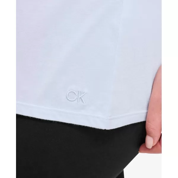 Calvin Klein Size Performance Womens Plus Active Crewneck TShirtSpray