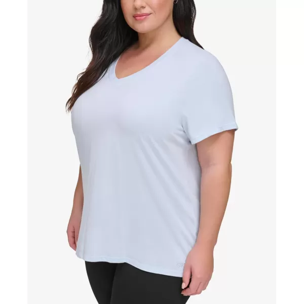 Calvin Klein Size Performance Womens Plus Active Crewneck TShirtSpray