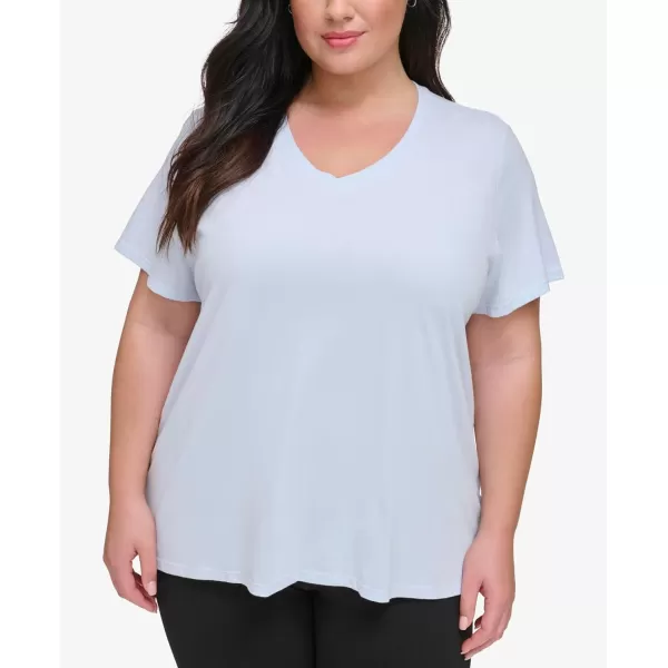 Calvin Klein Size Performance Womens Plus Active Crewneck TShirtSpray