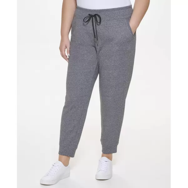 Calvin Klein Size Performance Womens Plus Active JoggersBlack Heather