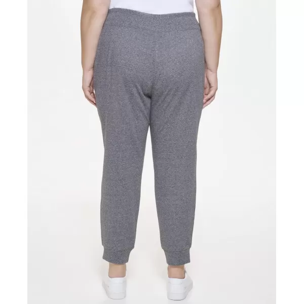 Calvin Klein Size Performance Womens Plus Active JoggersBlack Heather