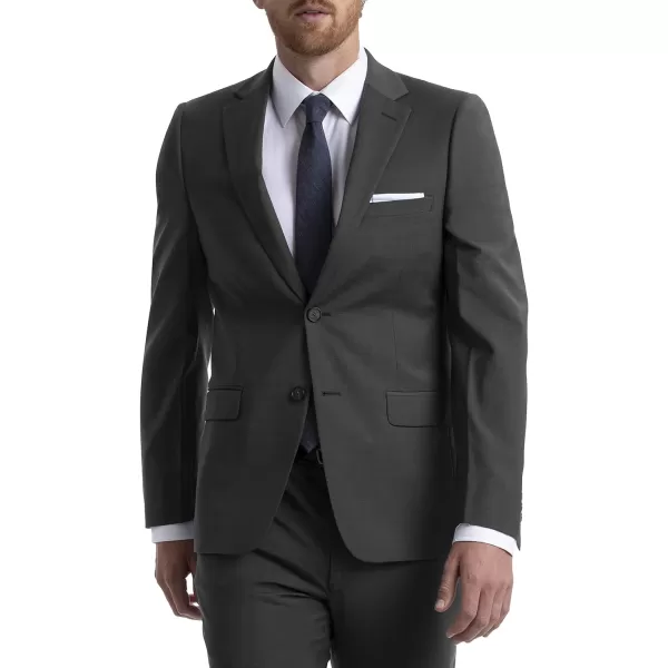 Calvin Klein Skinny Fit Mens Suit Separates with Performance Stretch FabricJacket Charcoal