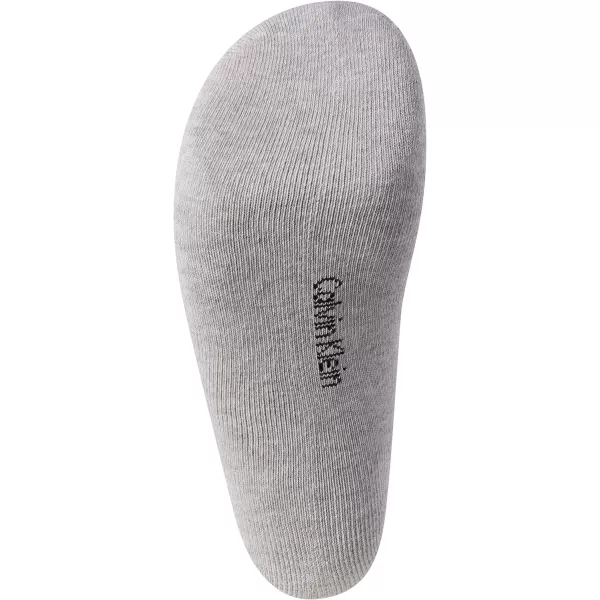 Calvin Klein Socks  Cotton Blend Cushioned MidCalf Athletic Crew Sock 4 PackBlackWhiteGrey