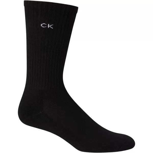 Calvin Klein Socks  Cushioned MidCalf Athletic Performance Crew Sock 12 PackBlack