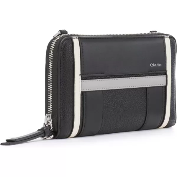 Calvin Klein Sol Organizational Wallet on a String CrossbodyBlackStone Multi