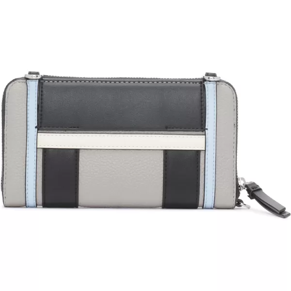 Calvin Klein Sol Organizational Wallet on a String CrossbodyStoneWhite Multi