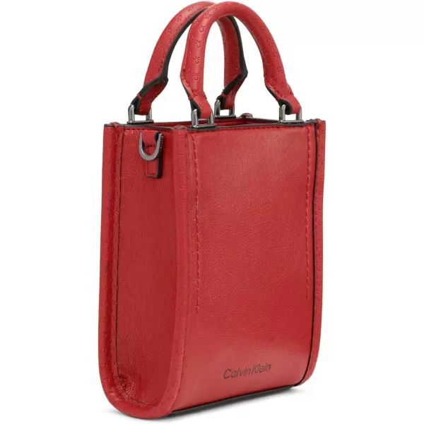 Calvin Klein Sophia Organizational Phone CrossbodyRuby Red