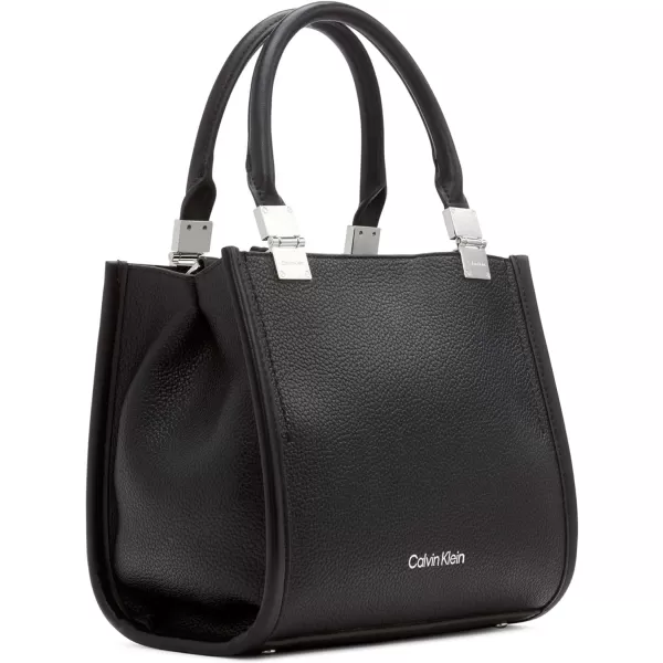 Calvin Klein Sophia Triple Compartment CrossbodyBlackSilver