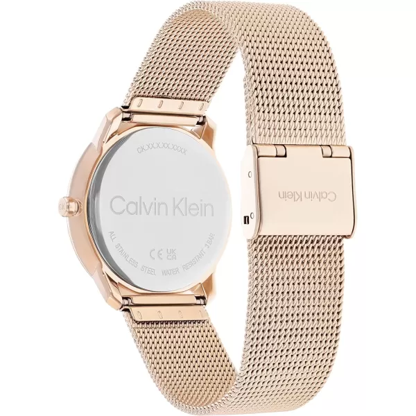 Calvin Klein Unisex Versatile Fashion WatchesCarnation Gold