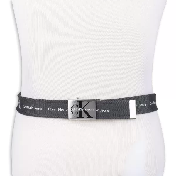 Calvin Klein UnisexAdult Casual Adjustable Web Belts  1 Pack and 3 Pack Options3 BlackDark RedNavy