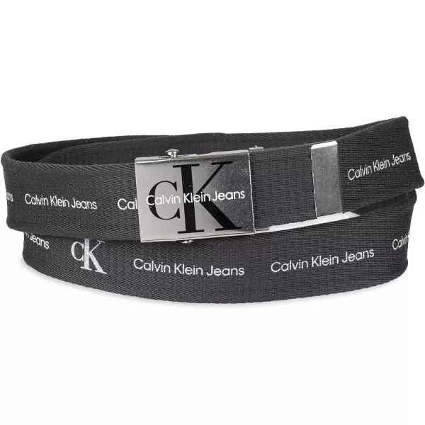 Calvin Klein UnisexAdult Casual Adjustable Web Belts  1 Pack and 3 Pack Options3 BlackDark RedNavy