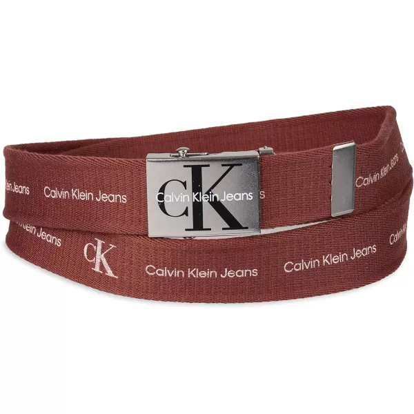 Calvin Klein UnisexAdult Casual Adjustable Web Belts  1 Pack and 3 Pack Options3 BlackDark RedNavy