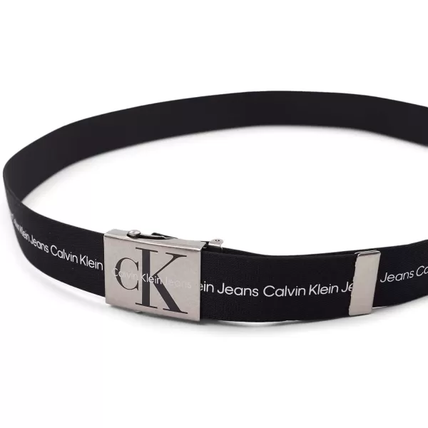 Calvin Klein UnisexAdult Casual Adjustable Web Belts  1 Pack and 3 Pack Options3 WhiteBlackGrey