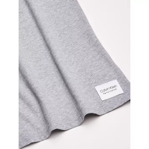 Calvin Klein VNeck TShirts for WomenPearl Grey Heather Cotton