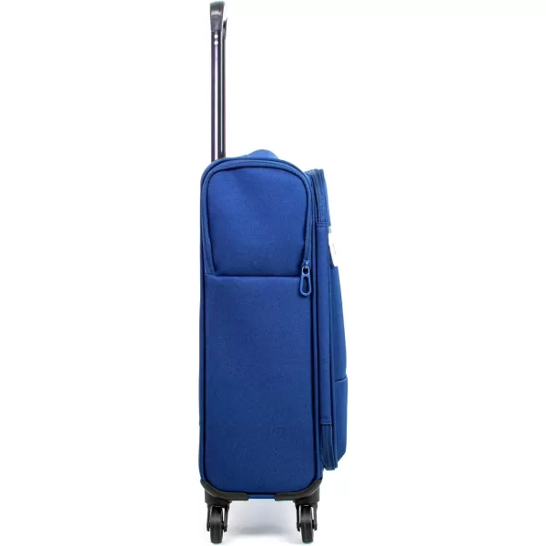 Calvin Klein Varsity Softside Spinner Luggage with TSA Lock Dark Navy 21 InchCalvin Klein Varsity Softside Spinner Luggage with TSA Lock Dark Navy 21 Inch