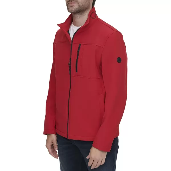 Calvin Klein Water Resistant Windbreaker Jackets for Men Standard and Big and TallDeep Red