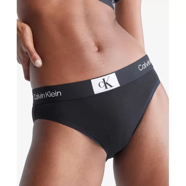 Calvin Klein Womens 1996 Cotton Modern Bikini Panties1 Black