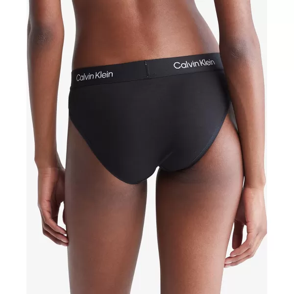 Calvin Klein Womens 1996 Cotton Modern Bikini Panties1 Black