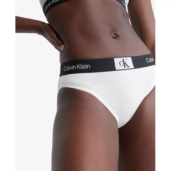 Calvin Klein Womens 1996 Cotton Modern Bikini Panties1 White