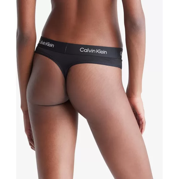 Calvin Klein Womens 1996 Cotton Modern Thong Panties MultiPackBlack