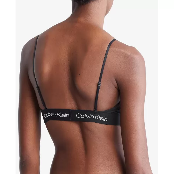 Calvin Klein Womens 1996 Cotton Unlined BraletteBlack