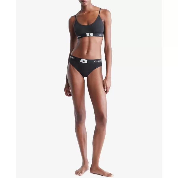 Calvin Klein Womens 1996 Cotton Unlined BraletteBlack