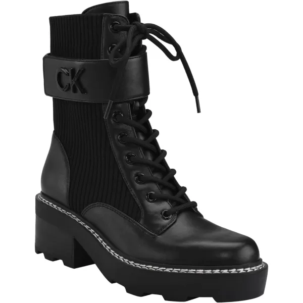 Calvin Klein Womens Arabel2 Combat BootBlack