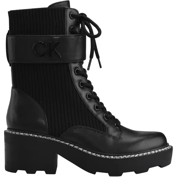 Calvin Klein Womens Arabel2 Combat BootBlack