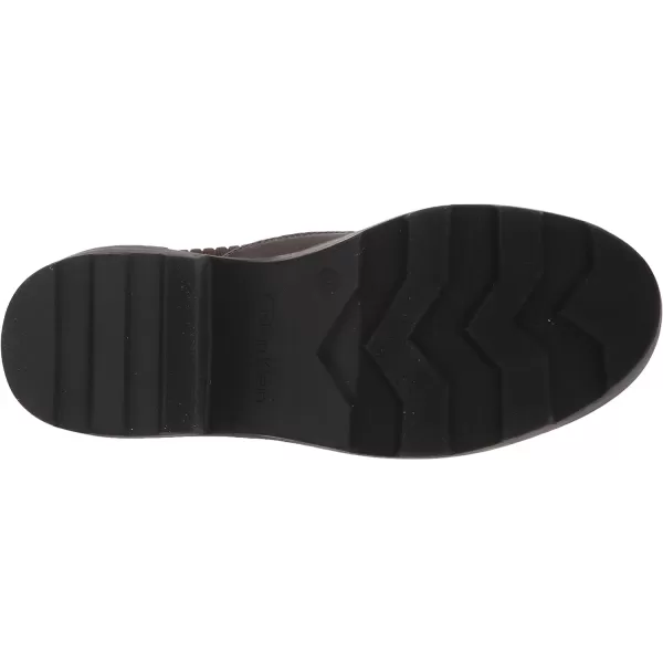 Calvin Klein Womens Arabel2 Combat BootDark Brown