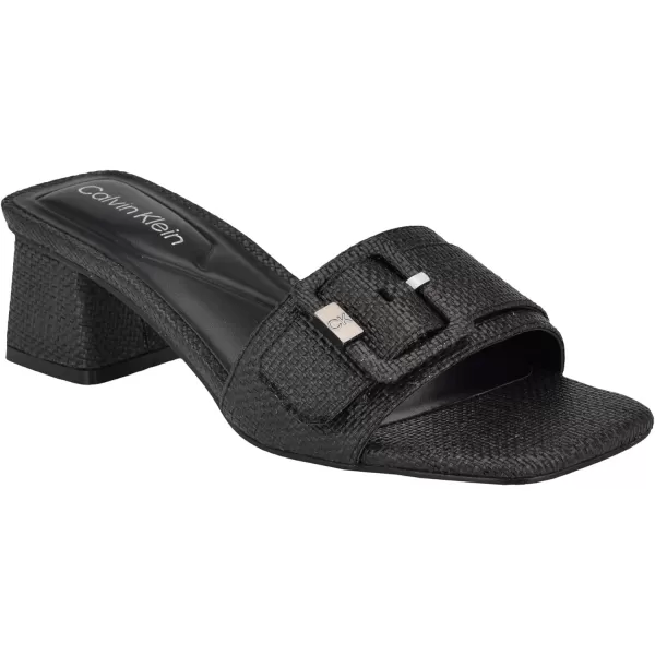 Calvin Klein Womens Ariella Heeled SandalBlack 001