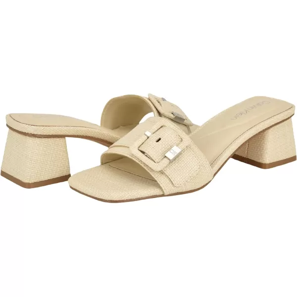 Calvin Klein Womens Ariella Heeled SandalNatural 111