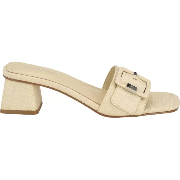 Calvin Klein Womens Ariella Heeled SandalNatural 111