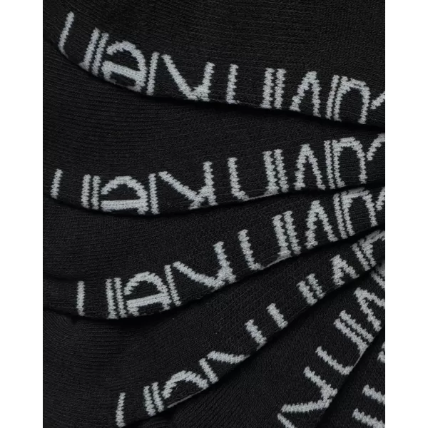 Calvin Klein Womens Athletic Sock  Cushion Quarter Cut Ankle Socks 12 PackAll Black