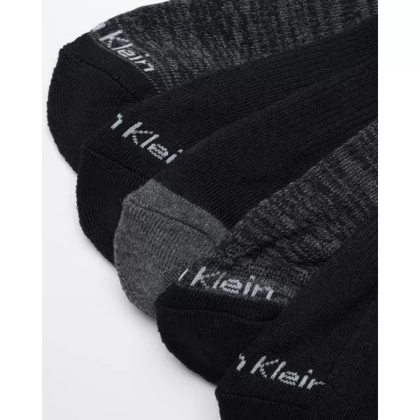 Calvin Klein Womens Athletic Sock  Cushion Quarter Cut Ankle Socks 6 PackGrey Assorted