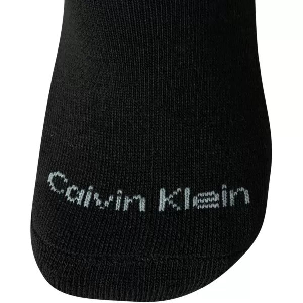 Calvin Klein Womens Athletic Socks  Cushion No Show Socks 6 PackBlack Assorted